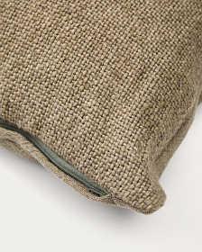 Silta Чехол на подушку зеленый, 100% лен, 50 x 50 см