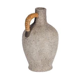 Agle Серая керамическая ваза 35 cm