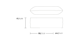 Подушка декоративная 55x17 KS5703700