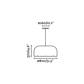 Люстра Mute 24W 4000K черная