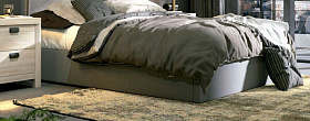 Кровать с обивкой без изголовья 150