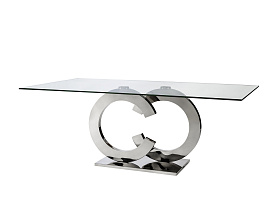 Обеденный стол Casandra стальной 200 см