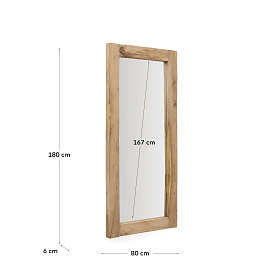 Maden Деревянное зеркало с натуральной отделкой 80 х 180 см