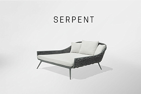 Кровать Serpent ANTHRACITE