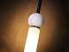 Подвесной светильник Delie черный металл - белый мрамор