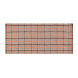 Ковер GL Tartan terracotta 90x200 см