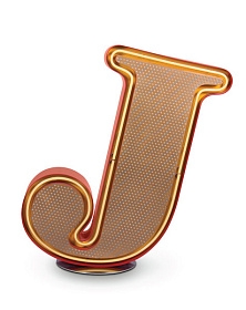 Напольный светильник LETTER J GRAPHIC