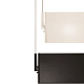 Подвесной светильник Manolo прямоугольный 50x100