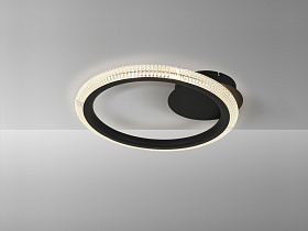 Потолочный светильник Ring 1 золотой с черным