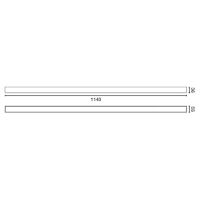 Встраиваемый светильник Via EVO 1140 51W 3000K черный CASAMBI PRISM.