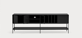 Тумба под ТВ Platt 3D2Dr черная