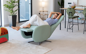 Кресло-реклайнер Mondrian Piel XL с ручным управлением