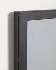 Ulrica Зеркало из черного металла 100 x 160 см
