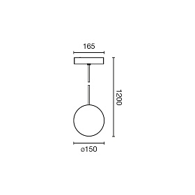 Подвес Neso Unik 2700K белый DALI