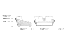 Кровать уличная Grand Bitta KS7003600