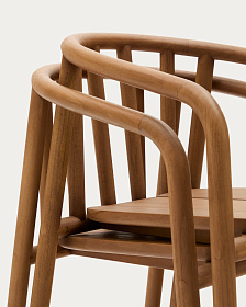Штабелируемый стул Turqueta из массива тикового дерева