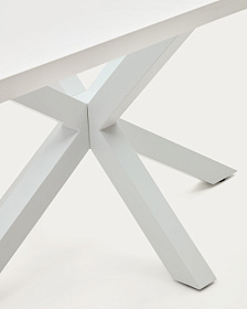 Стол белый лакированный Arya 180x100