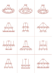 Люстра Tribeca Chandelier 12L DimmableTriac