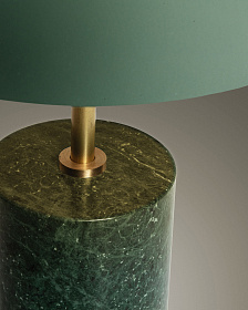 Настольная лампа Biscane зеленого цвета