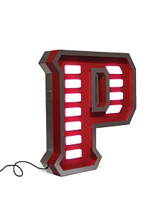 Напольный светильник LETTER P GRAPHIC