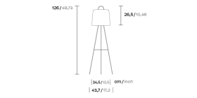 Торшер Mia L KS5700800