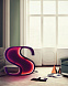 Напольный светильник LETTER S GRAPHIC