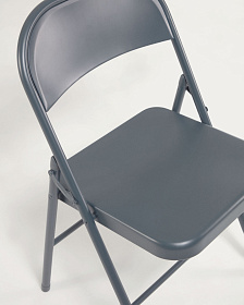 Складное кресло Aidana темно-серое металлическое