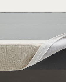 Основание кровати Ofelia со съемным чехлом бежевого цвета 150 x 200 см