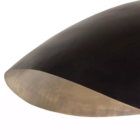Черный подвесной светильник Xenia 74x57