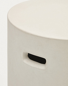 Aiguablava Подставка для ног из белого цемента Ø 37 см