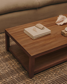 Журнальный столик Sashi из массива тикового дерева 150 x 70 см