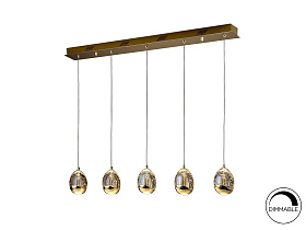 Подвесной светильник Rocio LED 5L золотой