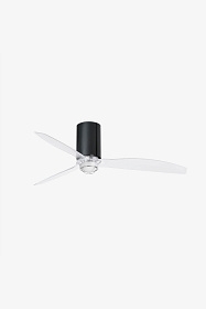 Потолочный вентилятор Mini Tube Fan черный/прозрачный 128 см