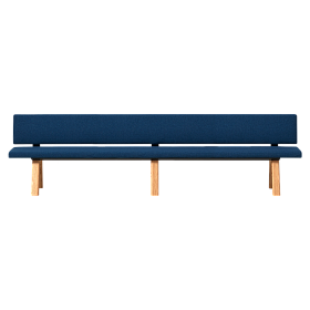 Скамейка Plania Bench 280 см со спинкой