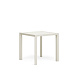 Culip Алюминиевый уличный стол с порошковым покрытием белого цвета 77 x 77 см
