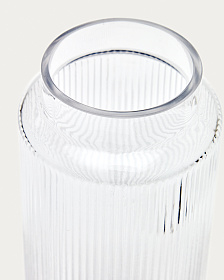 Claudia прозрачная стеклянная ваза 30 см