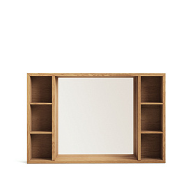 Kenta Зеркало с аптечкой из массива тика 100 x 65 см