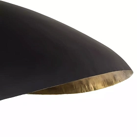 Черный подвесной светильник Xenia 74x57