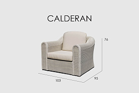 Кресло Calderan WHITE WASH