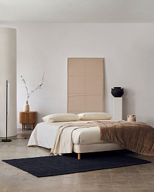 Основание кровати Ofelia со съемным чехлом бежевого цвета 160 x 200 см