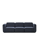 Neom Трехместный модульный диван синего цвета 263 см