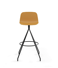 Барный стул Maarten Swivel Bar Stool Base пластиковая низкая спинка