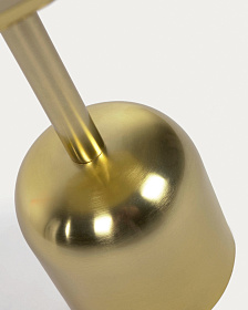 Приставной столик Adaluz из металла золотого цвета Ø 37 см