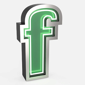 Напольный светильник LETTER f GRAPHIC