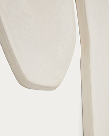 Набор Siluna из 3 удлиненных настенных панелей из белого папье-маше