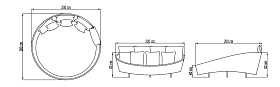 Уличная кровать RODONA 24184_B