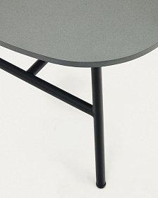 Bramant Журнальный столик из стали с черной отделкой 100 x 60 см