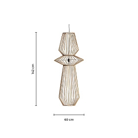 Подвесной светильник Plisse Rattan 28516