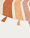 Tadea Круглый ковер 100% хлопок с разноцветной радугой 100 см