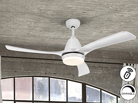 Aspas Потолочный вентилятор с освещением белый DIM